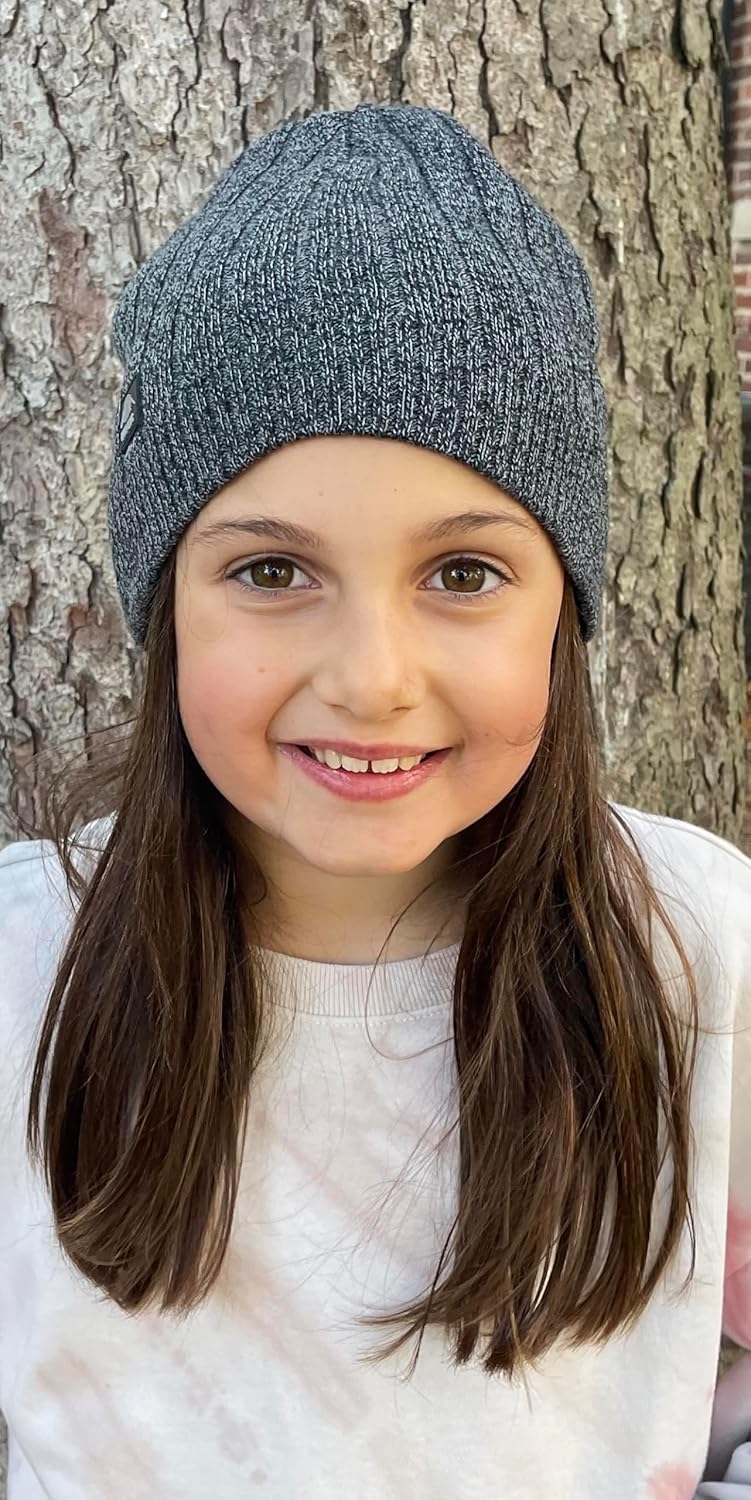 N'Ice Caps Kids Beanie Hats 2-Pack Double Layered Knit Winter Warm Boys Girls - Image 4